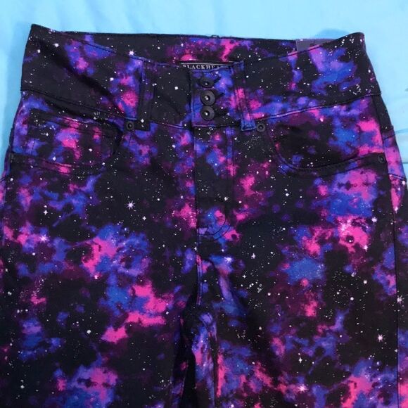 Blackheart Galaxy Skinny Jeans Junior’s Size 9 - Picture 5 of 8